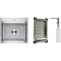 Schtoff Best Premium Silver 5550 + коландер K-1 BLACK + дозатор SD-1 SILVER