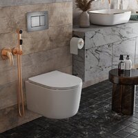 Roxen Simple Compact в комплекте с инсталляцией StounFix Dual Fresh 6 в 1 954681 (кнопка: оружейная сталь) Image #14