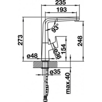 Blanco Avona Silgranit (антрацит) [521268] Image #2