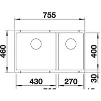 Blanco Subline 430/270-U 525991 (черный) Image #2