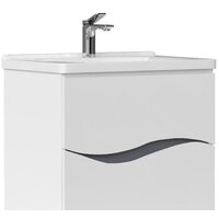 Volna Тумба с умывальником Grey 80.2Y Маринда 80 (подвесная)