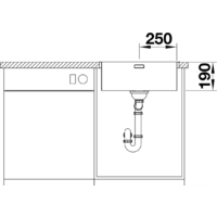 Blanco Andano 500-IF/A 525245 (с клапаном-автоматом, сатин) Image #7
