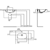 Ideal Standard Tesi Vanity 62.5x45 [T351001] Image #2