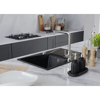 Кухонная мойка Kernau KGS O 6078 1B1D Deep Black - Превью изображения №7 — Интернет-магазин Your Sale