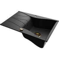 Кухонная мойка Kernau KGS O 6078 1B1D Deep Black - Превью изображения №6 — Интернет-магазин Your Sale