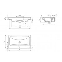 Cersanit Тумба с умывальником Colour 80 + Moduo Image #4