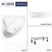 Lauter Riviera 150x150 21050150 (с ножками и лицевым экраном)