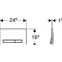 Geberit Sigma 50 115.672.DW.2 (черный/латунь) Image #2