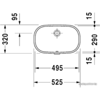 Duravit D-Code 52.5x32 (0338490000) Image #2