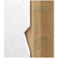 Doratiz Шкаф-пенал Фьорд 40 L 2712.303 (дуб бунратти/белый,с подвесной) Image #5