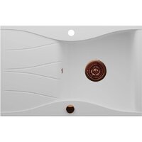 Кухонная мойка Kernau KGS O 6078 1B1D Pure White - Превью изображения №5 — Интернет-магазин Your Sale
