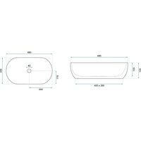 Умывальник Rea Savana Matt 48 REAU3000 - Превью изображения №8 — Интернет-магазин Your Sale