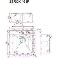 Кухонная мойка ZorG Zerox 46 IF PVD Gunblack - Превью изображения №4 — Интернет-магазин Your Sale
