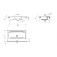 Cersanit Тумба с умывальником Colour 80 Image #5