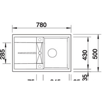 Blanco Metra 45 S 525914 (черный) Image #2