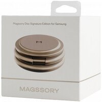 Беспроводное зарядное Magssory Disc Signature Edition 3 в 1 для Samsung WCH053 (титановый) - Превью изображения №7 — Интернет-магазин Your Sale