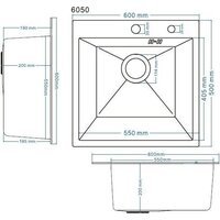 Schtoff Best Decor Silver 6050 + коландер KR-1 GREY + дозатор SD-1 GREY Image #5