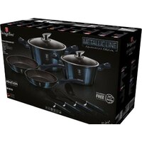 Набор кастрюль Berlinger Haus Aquamarine Metallic Line BH-6143 - Превью изображения №2 — Интернет-магазин Your Sale