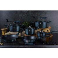 Набор кастрюль Berlinger Haus Aquamarine Metallic Line BH-6143 - Превью изображения №3 — Интернет-магазин Your Sale
