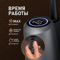 Пылесос Weissgauff V13 BLDC 200 Graphite AquaPro - Превью изображения №14 — Интернет-магазин Your Sale