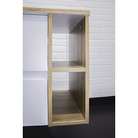 Домино Тумба под умывальник Joy 46 Frost 70 подвесная с двумя ящиками В2 Image #11