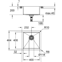 Grohe K700 45-S 46,4/46,4 1.0 31578SD1 Image #3