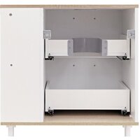 Doratiz Тумба под умывальник Doratiz Гавайи 70 9908.182 (белый/дуб сонома) Image #3