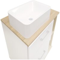 Doratiz Тумба под умывальник Doratiz Гавайи 70 9908.182 (белый/дуб сонома) Image #9