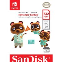 Карта памяти SanDisk Nintendo Switch Licensed Card Animal Crossing Edition microSDXC 512GB SDSQXAO-512G-GNCZN - Превью изображения №4 — Интернет-магазин Your Sale
