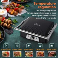 Электрогриль Extralink Smart Life Electric Grill SJ-36 - Превью изображения №3 — Интернет-магазин Your Sale