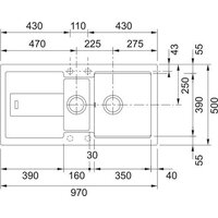 Кухонная мойка Franke Bellini BLG 651-97 114.0700.131 (оникс) - Превью изображения №2 — Интернет-магазин Your Sale