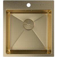 Кухонная мойка ZorG Zerox 46 IF PVD Gold - Превью изображения №3 — Интернет-магазин Your Sale