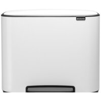 Brabantia Bo Pedal Bin 11л + 23л (белый)