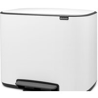 Brabantia Bo Pedal Bin 11л + 23л (белый) Image #3