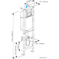 Cersanit Delfi SET-DEL/Black/TPL/Cg Image #3