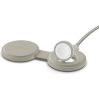 Беспроводное зарядное Satechi OntheGo 2-in-1 Charger ST-QTG21W (бежевый) - Превью изображения №2 — Интернет-магазин Your Sale