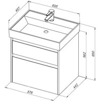Aquanet Тумба под умывальник Nova Lite 60 287901 Image #11