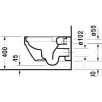 Duravit Vero Air Rimless 2525090000 (без сиденья) Image #3