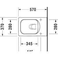 Duravit Vero Air Rimless 2525090000 (без сиденья) Image #2