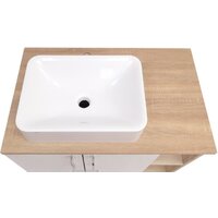 Doratiz Тумба под умывальник Doratiz Гавайи 80 9908.184 (белый/дуб сонома) Image #6