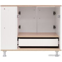 Doratiz Тумба под умывальник Doratiz Гавайи 80 9908.184 (белый/дуб сонома) Image #5