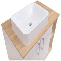 Doratiz Тумба под умывальник Doratiz Гавайи 80 9908.184 (белый/дуб сонома) Image #7