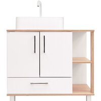 Doratiz Тумба под умывальник Doratiz Гавайи 80 9908.184 (белый/дуб сонома) Image #2