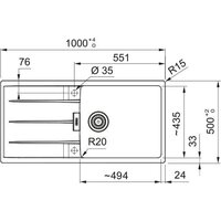 Кухонная мойка Franke Centro CNG 611-100 XL 114.0757.427 (оникс) - Превью изображения №2 — Интернет-магазин Your Sale