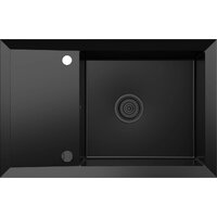 Кухонная мойка Kernau KGS Y 6078 1B1D Deep Black - Превью изображения №2 — Интернет-магазин Your Sale