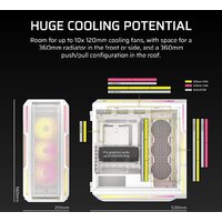 Корпус Corsair 5000T LX RGB CC-9011299-WW - Превью изображения №5 — Интернет-магазин Your Sale