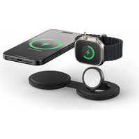 Беспроводное зарядное Satechi OntheGo 2-in-1 Charger ST-QTG21K (черный) - Превью изображения №3 — Интернет-магазин Your Sale