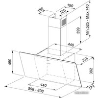 Кухонная вытяжка Franke FPJ 615 V BK A (110.0361.890) - Превью изображения №4 — Интернет-магазин Your Sale