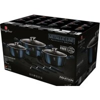 Набор кастрюль Berlinger Haus Aquamarine Metallic Line BH-6152 - Превью изображения №3 — Интернет-магазин Your Sale