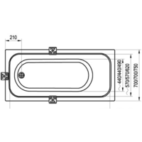 Ravak Chrome 160x70 (C731000000) Image #5